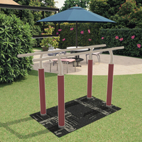 Pour TUV Certified Outdoor Steel Pull-Up Bar Équipement de fitness durable pour adultes et fans de sport pour l'exercice de parc