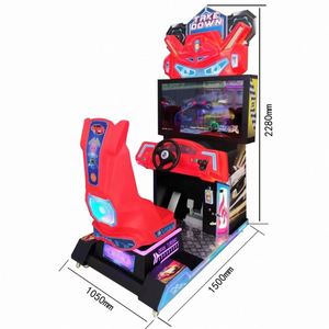 NINIX Videojuego Arcade para Dos Jugadores: Escape de la Sala de Juegos, Máquina de Conducción de Coches de Carreras Rápida y Furiosa, Inglés - Product Image 2