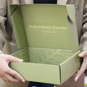 Biểu Tượng Tùy Chỉnh Sóng Carton Gửi Thư Hộp Nhà Sản Xuất Màu Xanh Lá Cây Các Tông Hộp Vận Chuyển Cho Giáng Sinh Bao Bì - Product Image 2