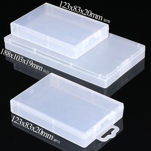 Scatola Contenitore SUNSHING in Plastica Pp Piccola Trasparente Quadrata Rettangolare per Oggetti Cosmetici Perline con Coperchio - Product Image 6