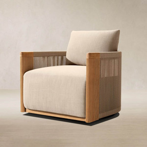 Meubles de luxe pour patio et jardin, ensembles de canapés de jardin, meubles en teck, canapé d'extérieur en teck massif, canapé modulable - Product Image 4