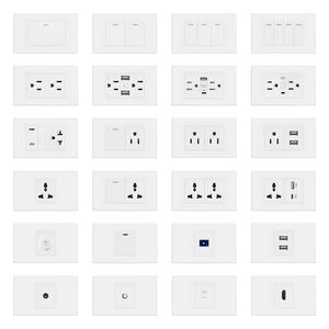 Fiko Mỹ tường chuyển đổi ổ cắm Thái Lan/phổ/chúng tôi tiêu chuẩn với USB/Type-C/<span class=keywords><strong>gfci</strong></span>/ổ cắm điện và chuyển đổi ánh sáng - Product Image 1
