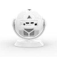 Mini-projecteur vidéo HY300F Android 14 pour Home Cinéma, LED LCD, haut-parleurs intégrés, courte focale, compatible 8K, portable