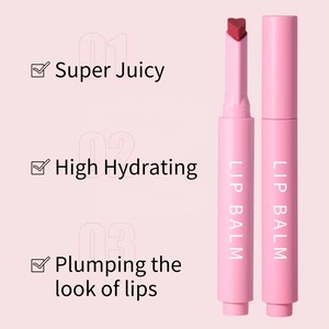 Gloss à lèvres hydratant et teinté, marque privée, biologique, longue tenue, non-collant, avec protection solaire, végétalien, format voyage, rouge, CE - Product Image 3