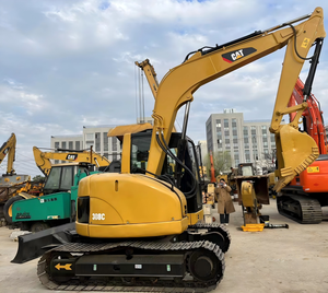 Excavatrice sur chenilles Caterpillar 308C d'occasion de haute qualité, petite pelle hydraulique de 8 tonnes, excavatrice Cat 308 d'occasion - Product Image 1