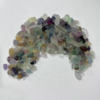Ventes directes d'usine pierres de guérison en vrac cristal gravier naturel arc-en-ciel Fluorite puces de cristal pour l'acheteur