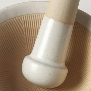 Juego de <span class=keywords><strong>Mortero</strong></span> y Maja de Piedra para Cocinar, Triturador de Alimentos, Molinillo de Piedra, <span class=keywords><strong>Mortero</strong></span> para Ajo, Morteros y Maja, Regalos para el Hogar para Celebrar la Inauguración de una Casa - Product Image 6