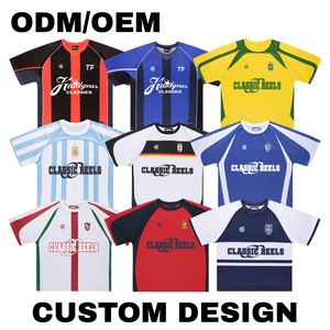 T-shirt de sport sur mesure avec logo du fabricant, broderie, coupe ample, streetwear, t-shirts de football, <span class=keywords><strong>maillot</strong></span> - Product Image 1