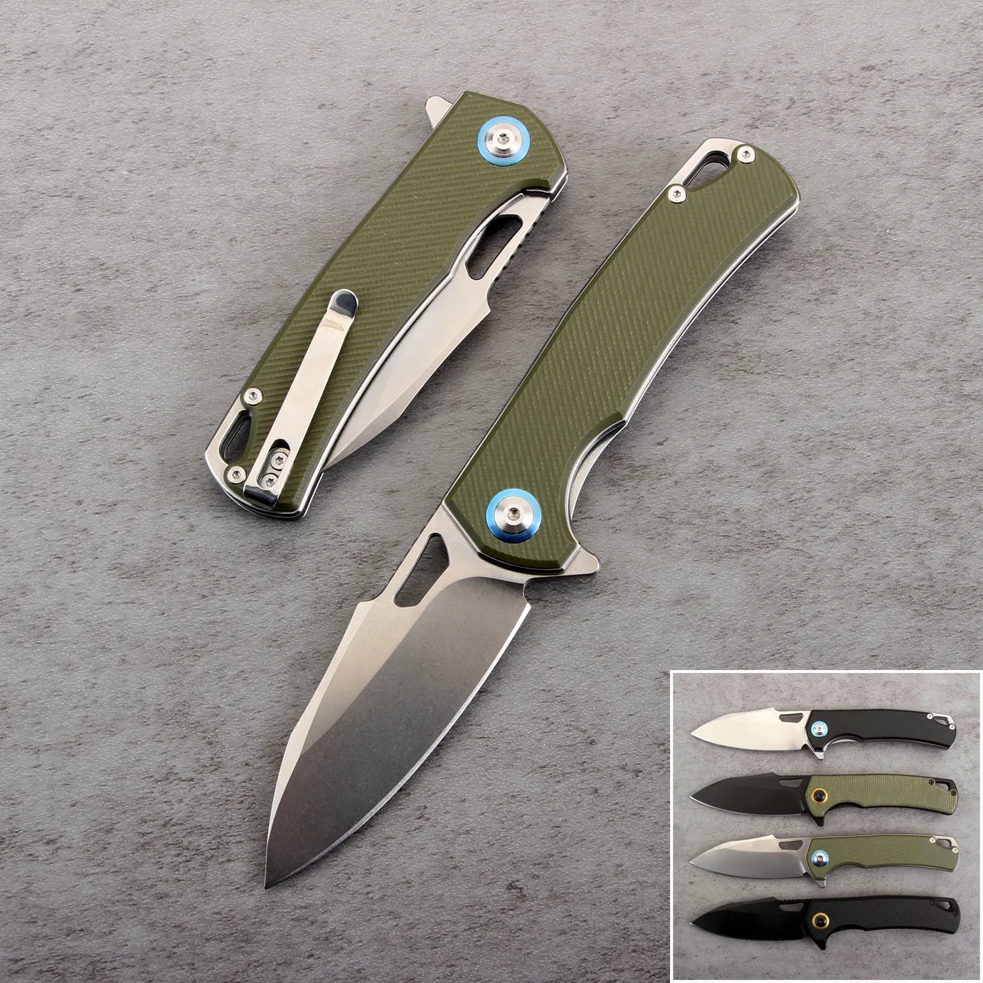 2023 New AWK Exclusive Design Civivi Quality D2 Blade G10 Micarta Handle EDC Folding Pocket Knife