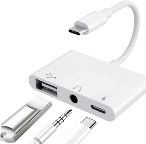 3 em 1 tipo-c para USB 3.0 + 3,5mm fone de ouvido + PD charge cabo adaptador - Product Image 1