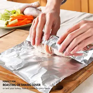 烤箱家用空气油炸锅锡箔纸加厚耐高温烧烤盘纸