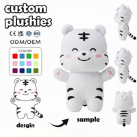 Fabricant de jouets en peluche personnalisés, faible MOQ, personnage de joueur mignon à poils courts, prix d'arcade, fabricant de peluches personnalisées, boîte mystère