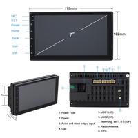 Pengiriman Cepat Universal 7" T100 Head Unit 2GB RAM 64GB ROM Android Radio Stereo Mobil Wireless CarPlay Auto