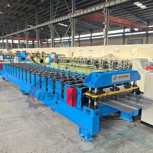 China 'S Volautomatische Ibr Dakplaat Maken <span class=keywords><strong>Machine</strong></span> Zink Stalen Dakpannen Kern Inclusief Lager Motor Pomp Plc Controle 380V - Product Image 2
