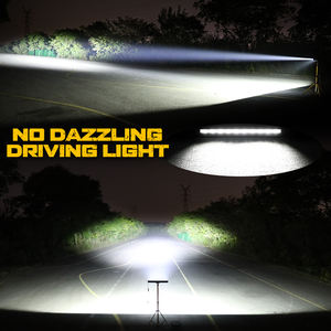 Barra <span class=keywords><strong>de</strong></span> Luz LED <span class=keywords><strong>de</strong></span> 52 Pulgadas, 12V, 6000K, Antideslumbrante, Apta para Autos, Camionetas, SUV y UTVs 4x4 - Product Image 4