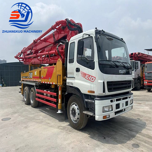 Camion pompe à béton d'occasion de haute qualité, de marque chinoise d'origine importée, Sany Zoomlion, de 46m à 63m, personnalisable, à vendre. - Product Image 3