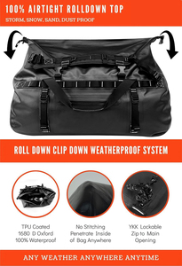 Maleta de Lona Impermeable de Gran Capacidad para Viaje de Fin de Semana, Camping, Navegación, Motociclismo y Caza - Product Image 3