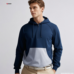 Custom 88% Polyester 12% Spandex 190 Gsm Sporty Golf Q-zip Hoodies Casual Lightweight UPF 50+ Golf <strong>Jumper</strong> Quarter Zip for Sport - Product Image 5