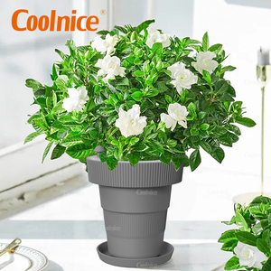 Coolnice Novelty Decorative Personalized Vintage Style Silicon Small Flower Pot Plastic Succulent Plant Pot
