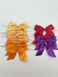 <span class=keywords><strong>Noeud</strong></span> en <span class=keywords><strong>ruban</strong></span> de satin décoratif fait main <span class=keywords><strong>avec</strong></span> attache torsadée pour emballage <span class=keywords><strong>cadeau</strong></span> - Product Image 4