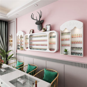 Nouveau 2025 – Livraison Gratuite – Présentoir Mural en Métal au Design Moderne pour Ongles – Rangement Cosmétique pour Vernis à Ongles et Colle MK - Product Image 5