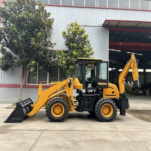 Exportación de comercio exterior a Francia: máquina excavadora y cargadora todo en uno con tracción en las cuatro ruedas, con dos retroexcavadoras para uso municipal. - Product Image 4