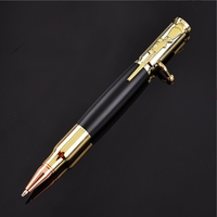 Nouveau stylo tactique d'action de boulon en forme de balle stylo de pistolet de luxe en métal
