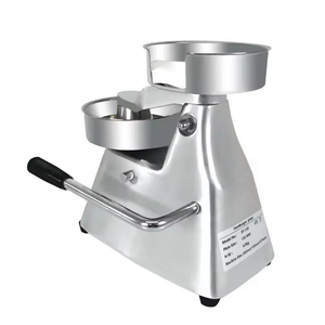 Factory Outlet Manual Burger Maker Máquina formadora de hamburguesas de carne de res de acero inoxidable - Product Image 5