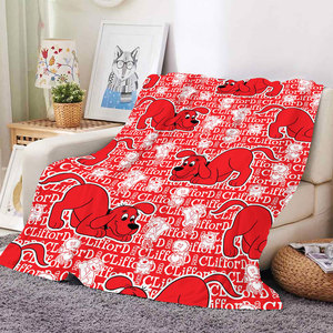 Couverture en polaire douce et chaude <span class=keywords><strong>de</strong></span> haute qualité, mignonne, avec un dessin animé <span class=keywords><strong>de</strong></span> Clifford le chien <span class=keywords><strong>rouge</strong></span>, pour <span class=keywords><strong>la</strong></span> maison, <span class=keywords><strong>la</strong></span> <span class=keywords><strong>sieste</strong></span>, <span class=keywords><strong>la</strong></span> décoration <span class=keywords><strong>de</strong></span> <span class=keywords><strong>la</strong></span> chambre, couverture en flanelle portable, cadeaux - Product Image 5