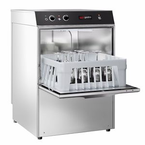 Lave-verres manuel GGM Gastro - 2,97 kW - avec détergent, rinçage et pompe de vidange - Product Image 3