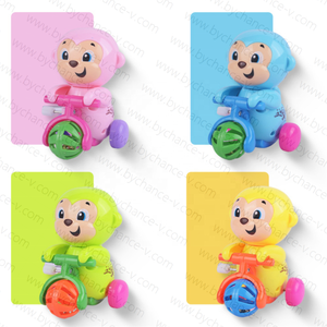 Juguete de Cuerda de Mono Ciclista Divertido, Animal Salvaje de Cuerda, con Ruedas, Barato, Regalo para Niños, para Circo, Parque de Atracciones, Zoológico - Product Image 6