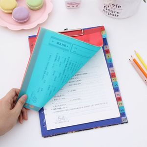 PinGlory High Quality Assorted Colors <strong>A4</strong> Size 11 Ring PP Loose-Leaf File Tab Dividers Binders <strong>Planner</strong> UV/Digital Printed - Product Image 4