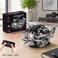 Coches de juguete con motor eléctrico, modelo Chariot, unisex, bloques de construcción MOC, juguete de regalo con articulación mecánica para adultos