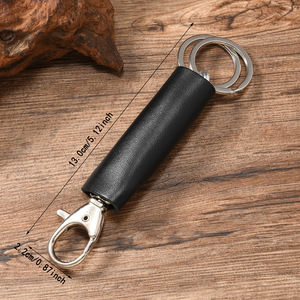 Porte-clés personnalisé fait main en cuir PU, broderie au point de croix, breloque de sac, porte-clés de voiture, cadeau, porte-clés mignon vierge pour fille - Product Image 4