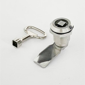 Serrure triangulaire Ms705-40 en acier inoxydable 304, anti-effraction, pour armoires électriques, boîtes de distribution, armoires métalliques, serrure de porte d'armoire - Product Image 1