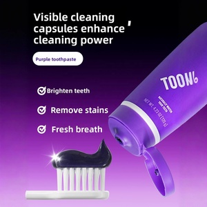 NOUVEAU <span class=keywords><strong>Dentifrice</strong></span> Blanchissant Violet 3X Tone-Up Blanchit Naturellement les Dents Haleine Fraîche Soin Buccal 133g/boîte Adultes Vente en Gros - Product Image 2