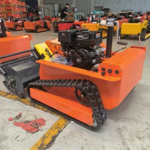 Tondeuse à gazon sans fil tout-terrain, robotisée intelligente télécommandée sur chenilles, avec moteur à engrenages - Product Image 4
