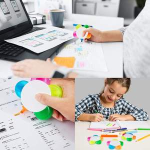 Biểu Tượng Tùy Chỉnh Huỳnh Quang Bút Vui Vẻ Quà Tặng Quảng Cáo Bút Với Logo Bán Buôn Hoa Hình Dạng Năm Màu <span class=keywords><strong>Highlighter</strong></span> Nhựa Bút Promo - Product Image 6