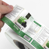 Etiquetas Adhesivas Personalizadas para Botellas de Cosméticos, Impresión Impermeable, Etiquetas Esmeriladas para Envases de Aceites Esenciales, Etiquetas Adhesivas para Frascos de Productos para el Cuidado de la Piel