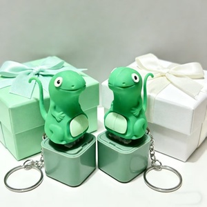 Wholesale Customizable Lizard Charm Keychain Fun Sound-Making with Light for Backpack or Gift Use