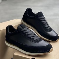 Baskets à lacets en cuir de vache véritable pour femme - Chaussures décontractées respirantes, confortables et durables de couleur unie pour le printemps