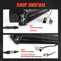 Barra de Luces LED para Auto/Camioneta 4x4 Todoterreno, Doble Fila, Super Brillante, IP68, 24V/12V, 22/32 Pulgadas