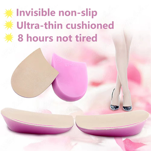 Semelles orthopédiques pour correction des jambes en O/X, cale de talon médiale et latérale, coussinets de chaussures en silicone, inserts correcteurs unisexes - Product Image 2