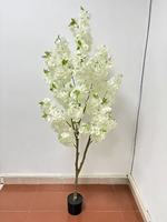 Décoration d'arbre vert artificiel pour la maison, plantes en pot artificielles pour le salon, ornements élégants pour la table à manger