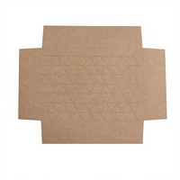 Boîte en carton ondulé E-flute 25x15x10cm avec logo personnalisé, emballage en papier avec protection, MOQ 3000