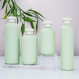 Flacon de luxe vert pour cosmétiques, avec bouchon à clapet, vide, pour shampoing, après-shampoing, lotion corporelle, emballage pompe pour soins de la peau - Product Image 6