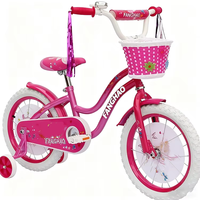 Vélo pour enfants de 12 pouces avec roues d'apprentissage, rose, vente chaude en Chine 2024