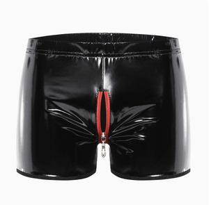 Vêtements sexy noirs pour hommes, combinaison, lingerie, sous-vêtements, fétiche, bondage, combinaison en <span class=keywords><strong>latex</strong></span> pour hommes, pantalon, corset, costumes sexy - Product Image 1