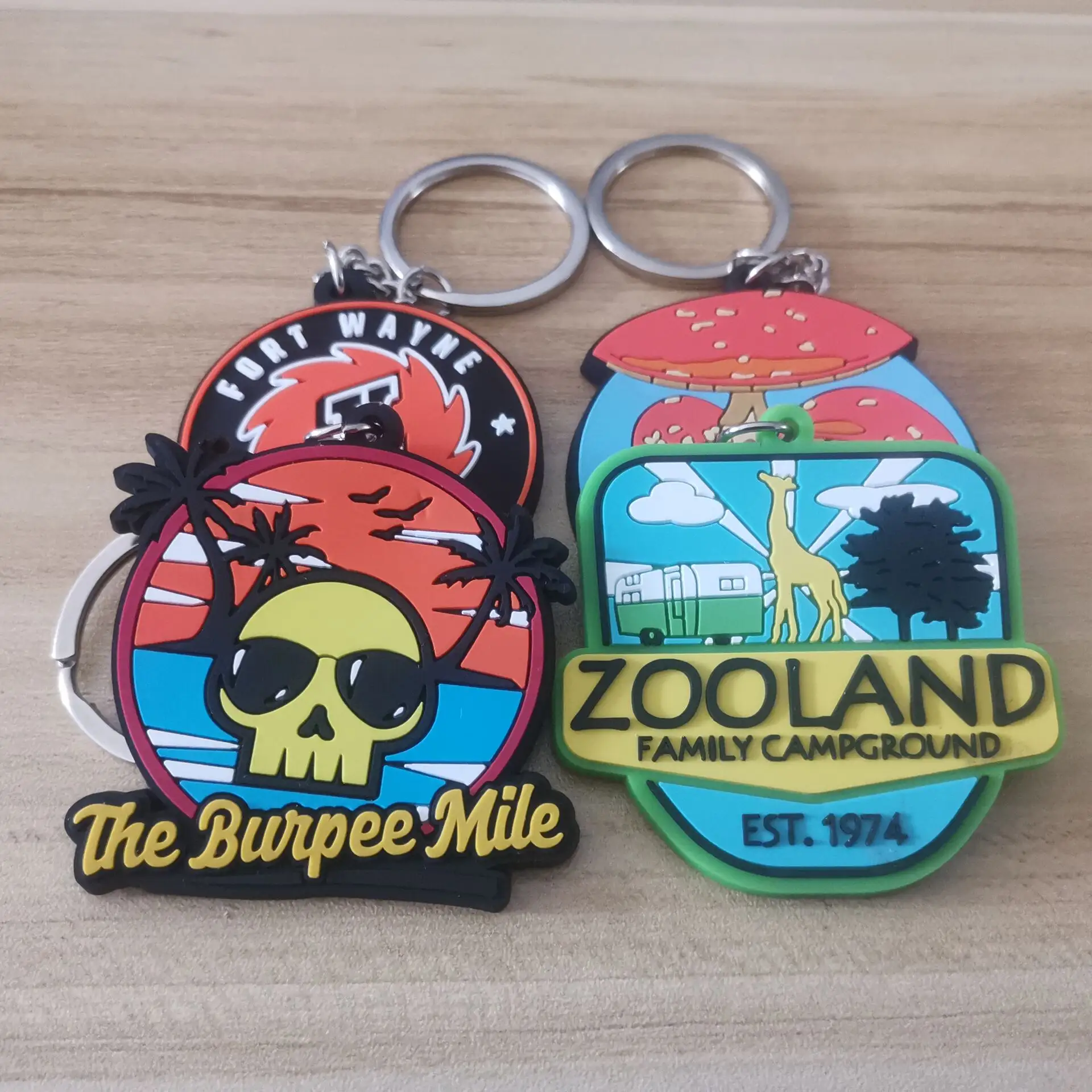 Personalized Custom 3d/2d Soft PVC Keychain logo soft rubber keychains Silicone Keyring, All Type of customized keychain