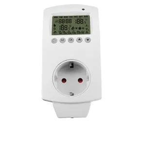 NTC sensörü WIFI akıllı fiş termostat uzak kızılötesi ısıtıcı paneli ile çalışır Alexa hoparlör Google ev
